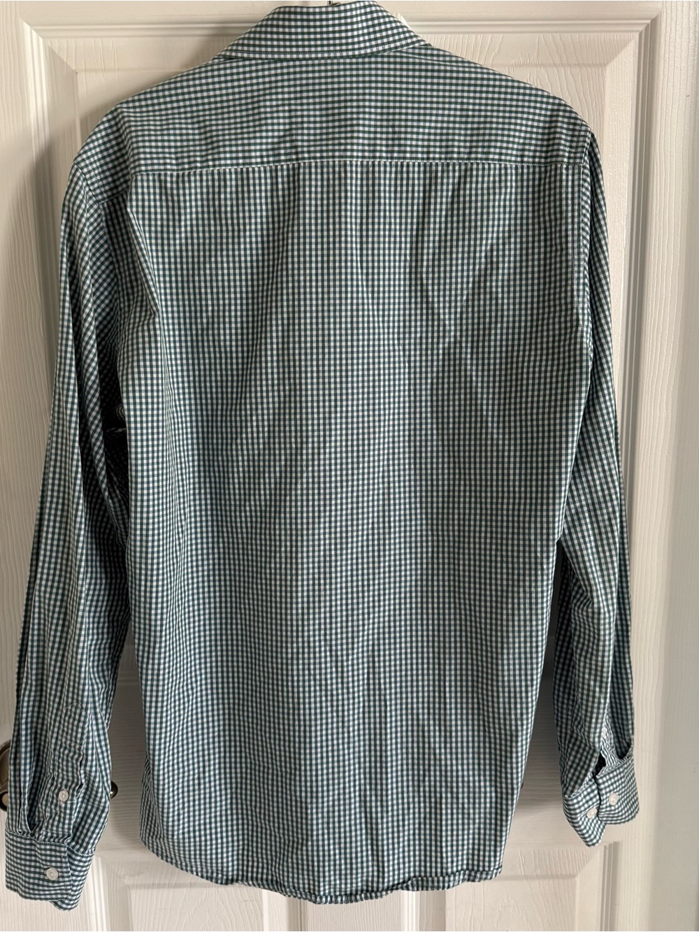 green gingham button down - Picture 5 of 5